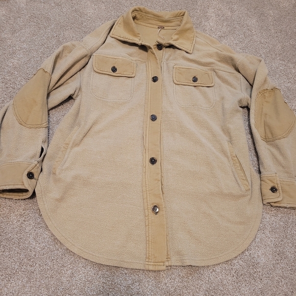 Free People Ruby Button Up Shacket Jacket Size XS NWOT - Picture 3 of 7